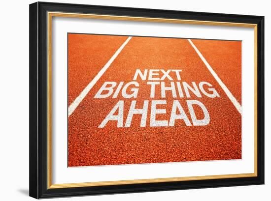 Next Big Thing Ahead-igor stevanovic-Framed Art Print