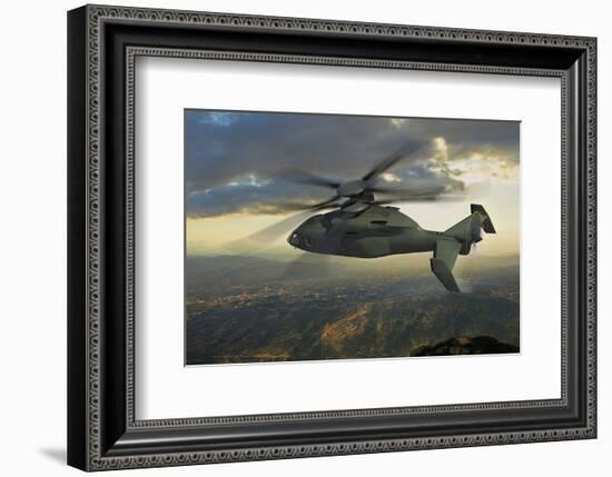 next generation Sikorsky helicopter-null-Framed Art Print