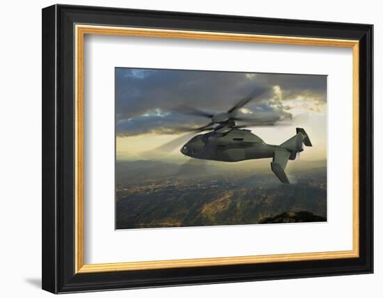 next generation Sikorsky helicopter-null-Framed Art Print