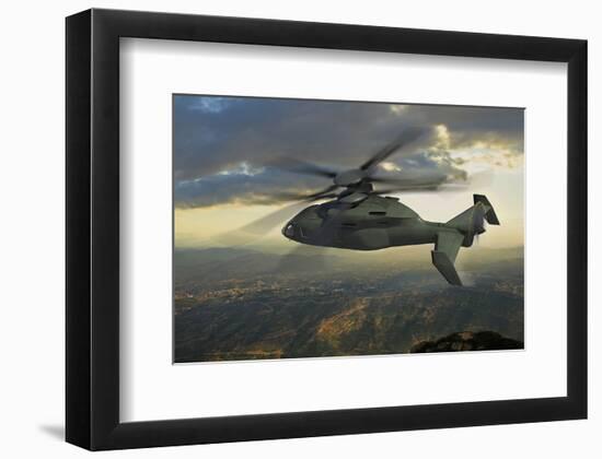 next generation Sikorsky helicopter-null-Framed Art Print