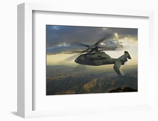 next generation Sikorsky helicopter-null-Framed Art Print