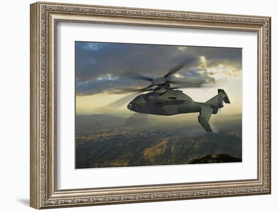 next generation Sikorsky helicopter-null-Framed Art Print