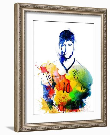 Neymar-Jack Hunter-Framed Art Print