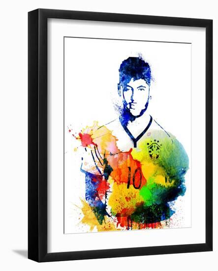 Neymar-Jack Hunter-Framed Art Print