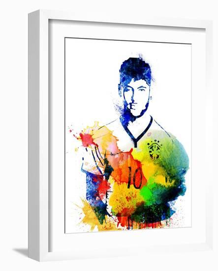 Neymar-Jack Hunter-Framed Art Print