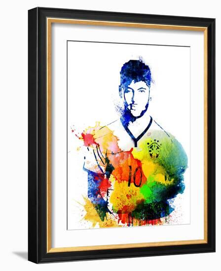 Neymar-Jack Hunter-Framed Art Print