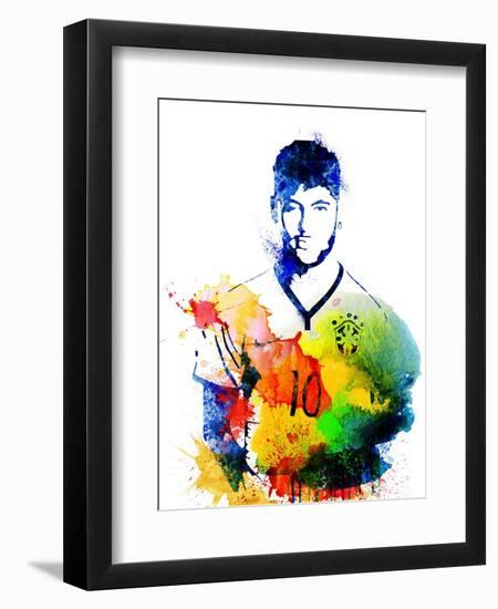 Neymar-Jack Hunter-Framed Premium Giclee Print