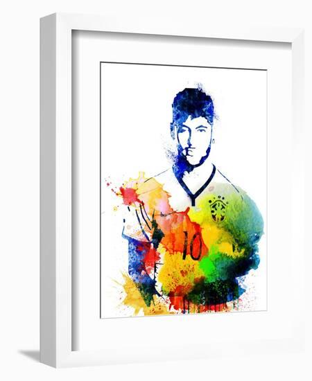 Neymar-Jack Hunter-Framed Premium Giclee Print