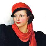 "Woman in Red Hat,"March 3, 1923-Neysa Mcmein-Giclee Print