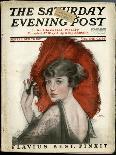 "Woman in Red Hat," Saturday Evening Post Cover, March 3, 1923-Neysa Mcmein-Giclee Print