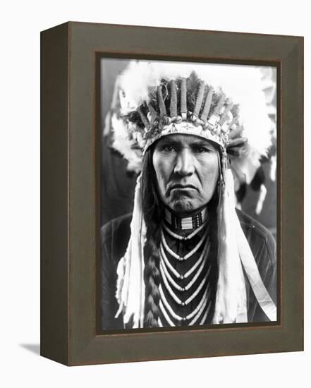 Nez Perce Native American-Edward S. Curtis-Framed Premier Image Canvas