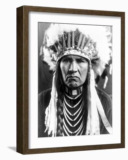 Nez Perce Native American-Edward S. Curtis-Framed Photographic Print