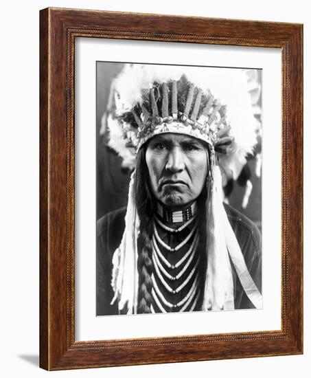 Nez Perce Native American-Edward S. Curtis-Framed Photographic Print