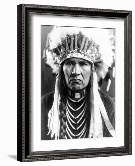 Nez Perce Native American-Edward S. Curtis-Framed Photographic Print