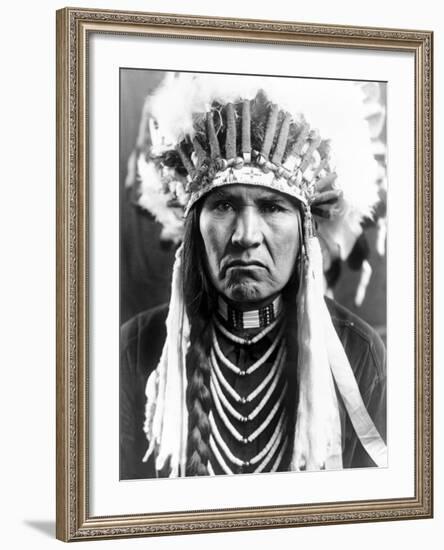 Nez Perce Native American-Edward S. Curtis-Framed Photographic Print