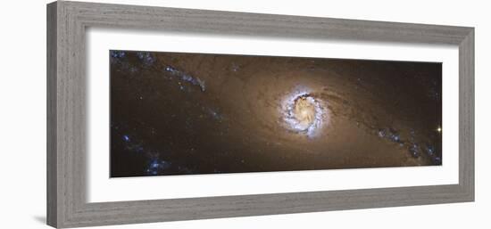 Ngc 1097, a Barred Spiral Galaxy in the Constellation Fornax-null-Framed Photographic Print