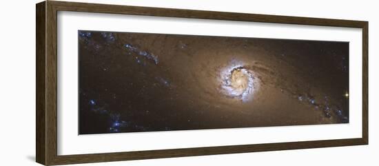 Ngc 1097, a Barred Spiral Galaxy in the Constellation Fornax-null-Framed Photographic Print