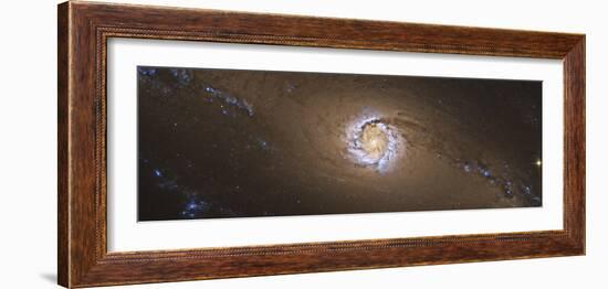 Ngc 1097, a Barred Spiral Galaxy in the Constellation Fornax-null-Framed Photographic Print