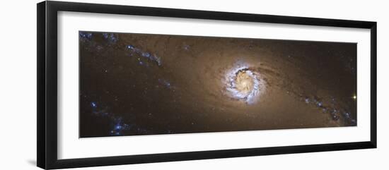 Ngc 1097, a Barred Spiral Galaxy in the Constellation Fornax--Framed Photographic Print