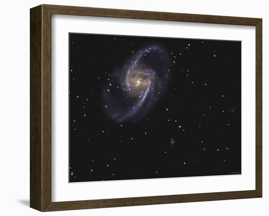 NGC 1365 is a Barred Spiral Galaxy in the Constellation Fornax-Stocktrek Images-Framed Photographic Print