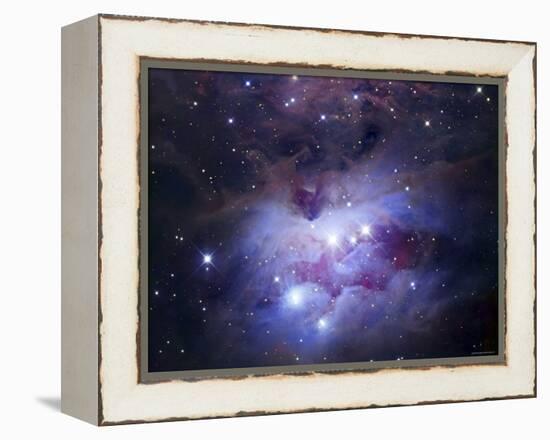 NGC 1977 is a Reflection Nebula Northeast of the Orion Nebula-Stocktrek Images-Framed Premier Image Canvas