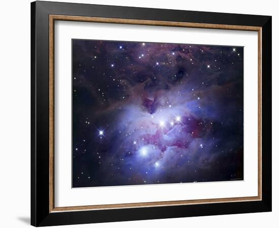 NGC 1977 is a Reflection Nebula Northeast of the Orion Nebula-Stocktrek Images-Framed Photographic Print