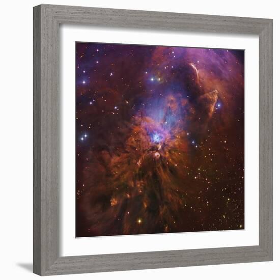 Ngc 1999, Bright Reflection Nebula in Orion-null-Framed Photographic Print