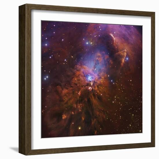 Ngc 1999, Bright Reflection Nebula in Orion-null-Framed Photographic Print