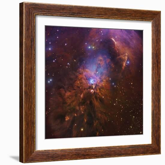 Ngc 1999, Bright Reflection Nebula in Orion-null-Framed Photographic Print