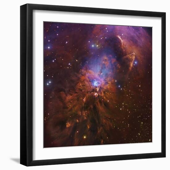 Ngc 1999, Bright Reflection Nebula in Orion-null-Framed Photographic Print