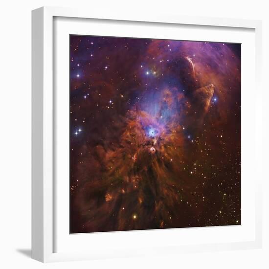 Ngc 1999, Bright Reflection Nebula in Orion-null-Framed Photographic Print