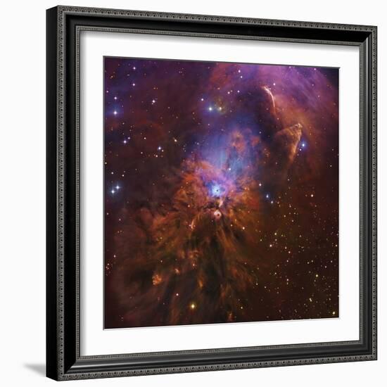 Ngc 1999, Bright Reflection Nebula in Orion-null-Framed Photographic Print