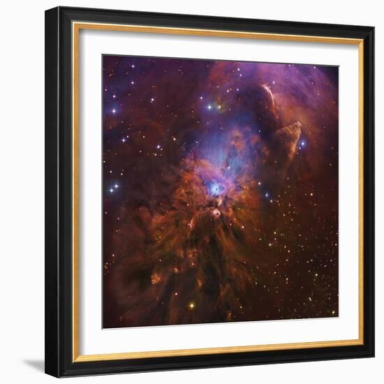 Ngc 1999, Bright Reflection Nebula in Orion-null-Framed Photographic Print