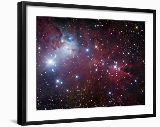 NGC 2264, the Cone Nebula Region-Stocktrek Images-Framed Photographic Print