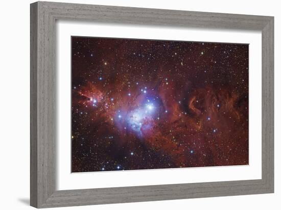 Ngc 2264, the Cone Nebula Region-null-Framed Photographic Print