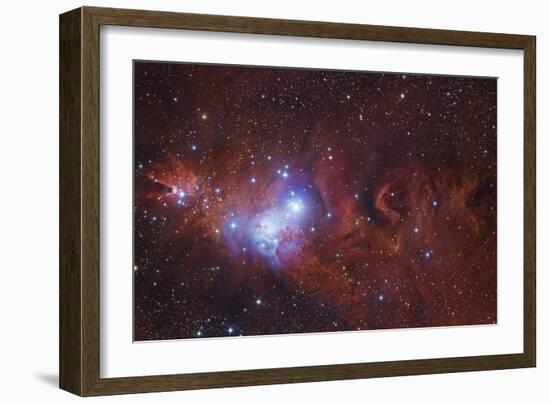 Ngc 2264, the Cone Nebula Region-null-Framed Photographic Print