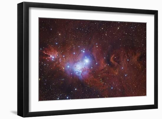 Ngc 2264, the Cone Nebula Region-null-Framed Photographic Print