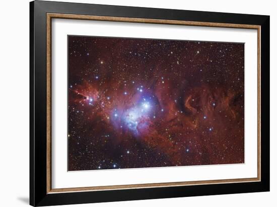 Ngc 2264, the Cone Nebula Region-null-Framed Photographic Print