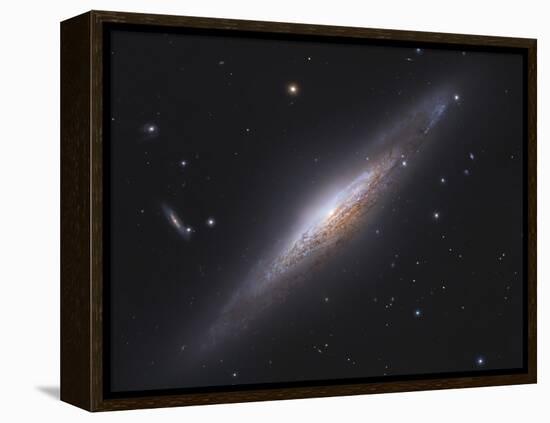 Ngc 2683, Spiral Galaxy in Lynx-null-Framed Premier Image Canvas