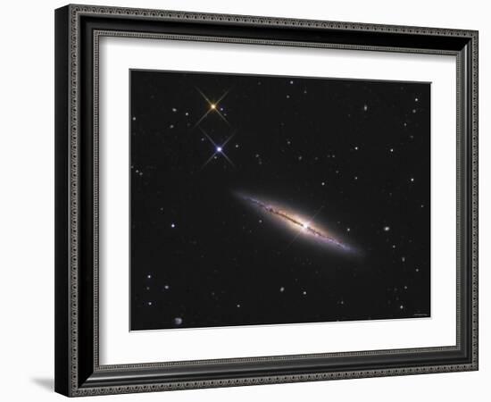 NGC 4013 is an Edge-On Unbarred Spiral Galaxy in the Constellation Ursa Major-Stocktrek Images-Framed Photographic Print