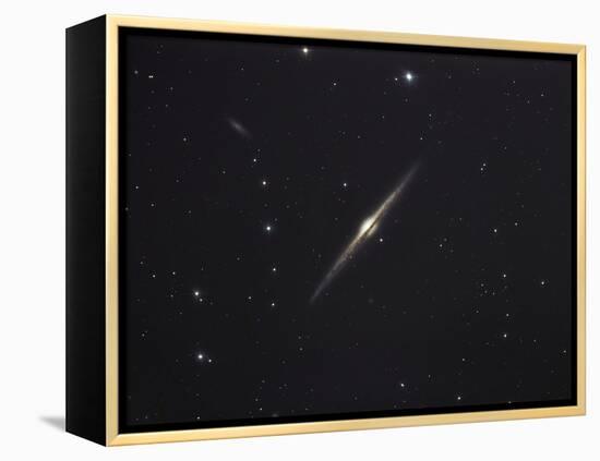 NGC 4565, An Edge-on Unbarred Spiral Galaxy in the Constellation Coma Berenices-Stocktrek Images-Framed Premier Image Canvas