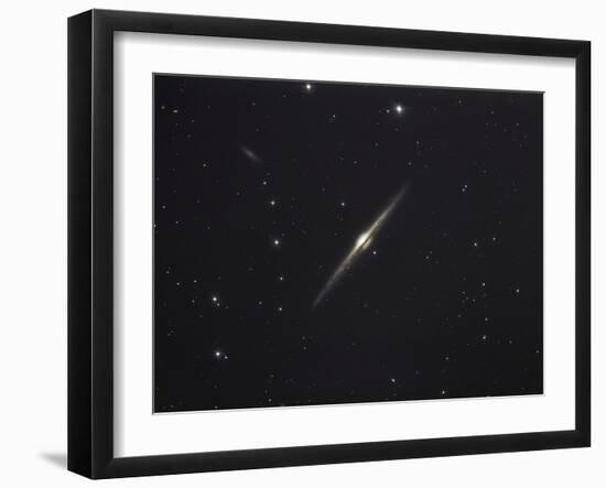 NGC 4565, An Edge-on Unbarred Spiral Galaxy in the Constellation Coma Berenices-Stocktrek Images-Framed Photographic Print