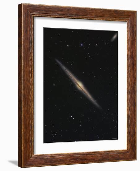 NGC 4565 is an Edge-On Barred Spiral Galaxy in the Constellation Coma Berenices-Stocktrek Images-Framed Photographic Print