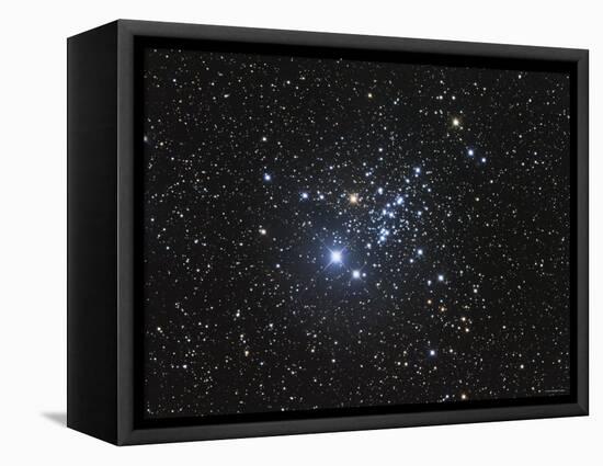 NGC 457 is an Open Star Cluster in the Constellation Cassiopeia-Stocktrek Images-Framed Premier Image Canvas