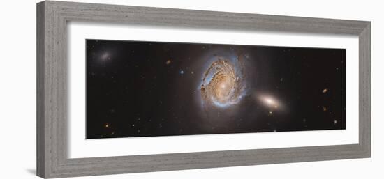 Ngc 4911, a Spiral Galaxy Located Within the Coma Cluster of Galaxies-null-Framed Photographic Print