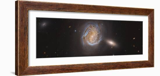 Ngc 4911, a Spiral Galaxy Located Within the Coma Cluster of Galaxies-null-Framed Photographic Print