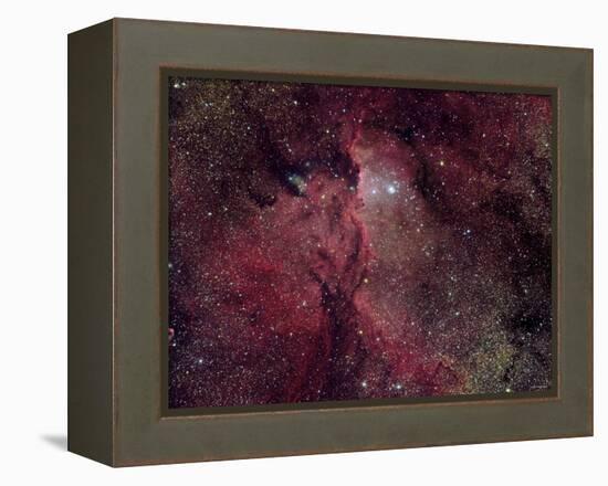 NGC 6188 is an Emission Nebula in Ara-Stocktrek Images-Framed Premier Image Canvas