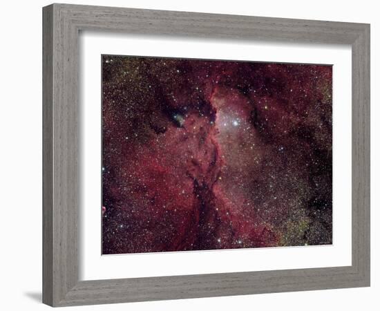 NGC 6188 is an Emission Nebula in Ara-Stocktrek Images-Framed Photographic Print