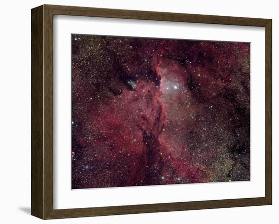 NGC 6188 is an Emission Nebula in Ara-Stocktrek Images-Framed Photographic Print