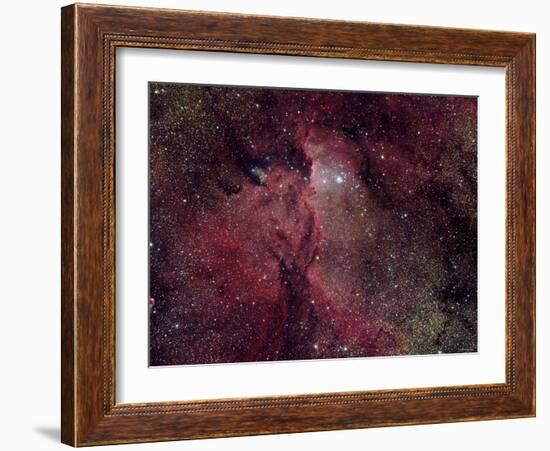 NGC 6188 is an Emission Nebula in Ara-Stocktrek Images-Framed Photographic Print